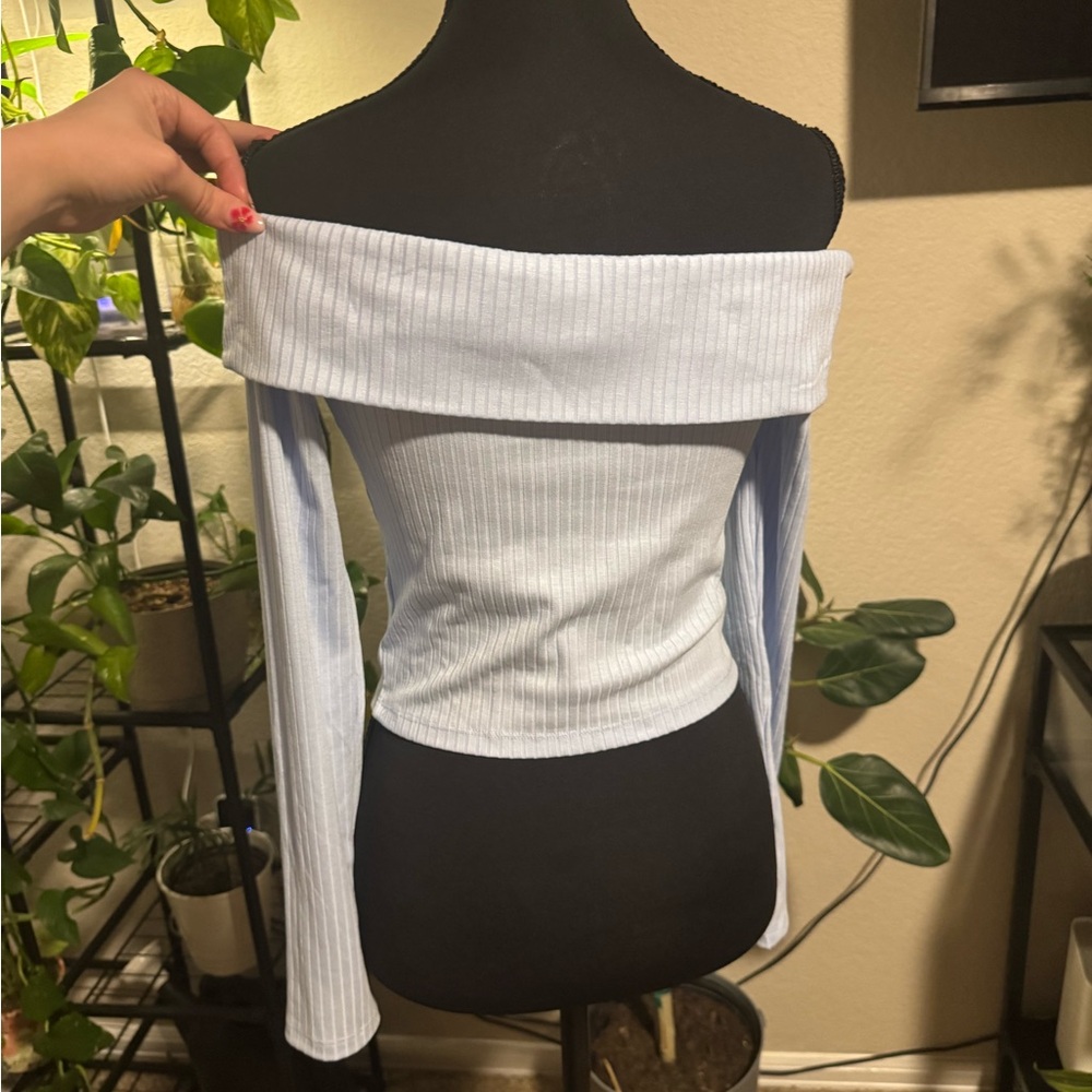 H&M Ribbed Cropped top. - Picture 4 of 6